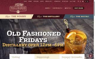 Wollersheim Winery & Distillery of Reedsburg website