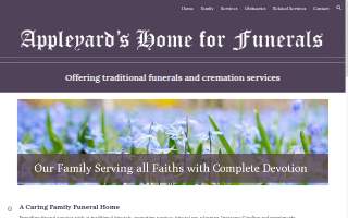 Appleyard's Home For Funerals - Traditional Funerals and Cremation Services website