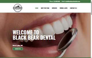 Black Bear Dental website