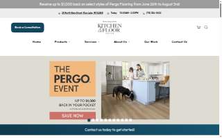 Kitchen & Floor Decor website