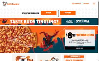 Little Caesars Pizza of Rice Lake website