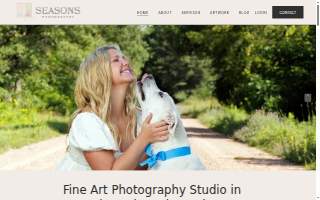 Seasons Photography website