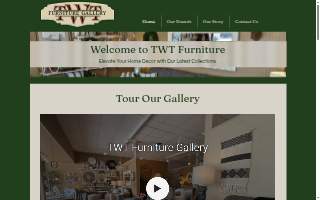 TWT Furniture and Gift Galleries website
