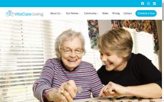 VitaCare Living of Rice Lake website