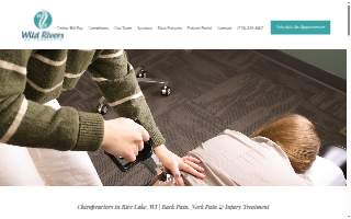 Wild Rivers Chiropractic website