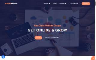 Edwin Marie Web Design website