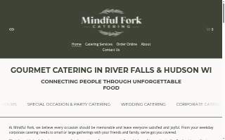 Mindful Fork Catering website