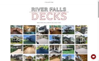 River Falls Decks website