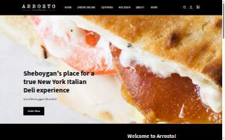 Arrosto Delicatessen website