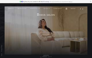 Bhava Salon website