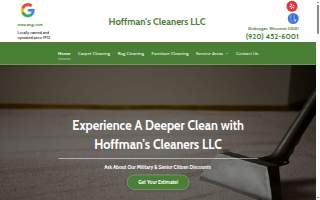 Hoffman's Rug & Furniture Cleaners website