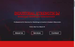 Industrial Strength DJ Service - Wedding Event Experts of Sheboygan website