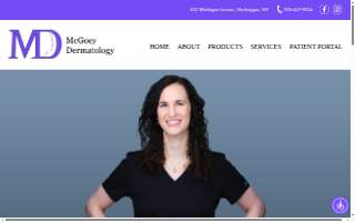 McGoey Dermatology website