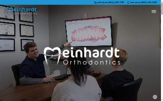 Meinhardt Orthodontics website