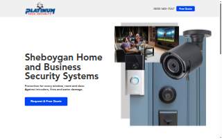 Platinum Tech Security - Sheboygan Home Security & Business Security Systems website