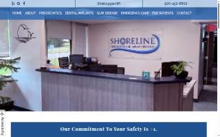 Shoreline Periodontics & Implant Dentistry website