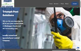 Triumph Pest Solutions website