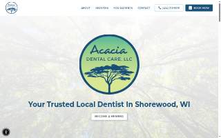 Acacia Dental Care of Shorewood website