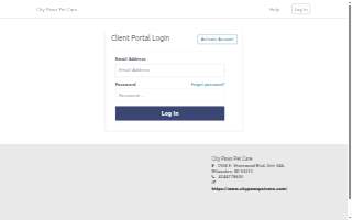 City Paws Pet Care website