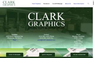 Clark Graphics website