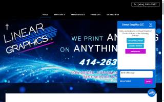 Linear Graphics LLC website