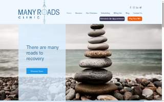 Many Roads Clinic, LLC website