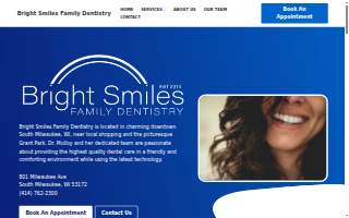 Bright Smiles Family Dentistry website