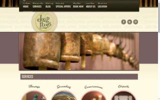 Deep Roots Massage website