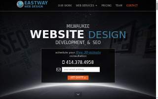 Eastway Web Design website