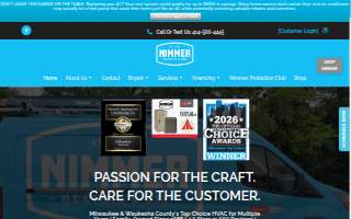 Nimmer Heating & Air Conditioning, Inc. of South Milwaukee website