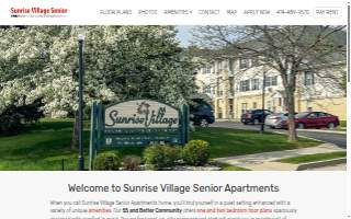 Sunrise Village Senior Apartments website
