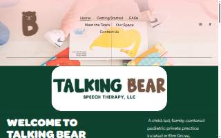 Talking Bear Speech Therapy, LLC of South Milwaukee website
