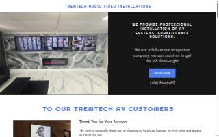 TremTech AV Installations of South Milwaukee website
