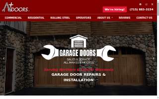 A+ Doors, LLC website