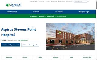 Aspirus Stevens Point Clinic - Illinois Avenue website