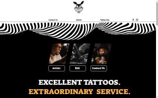 Black Rabbit Tattooing website