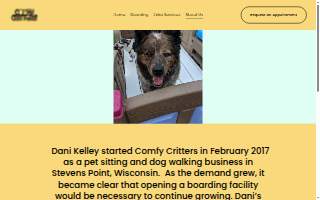 Comfy Critters website