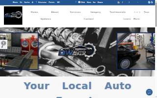 DW Auto Repair website