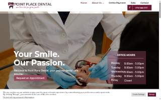 Point Place Dental website