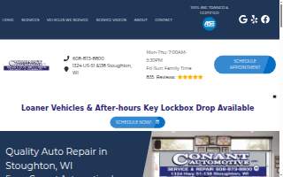 Conant Automotive website