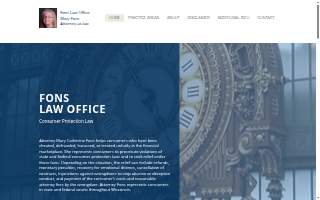 Fons Law Office website