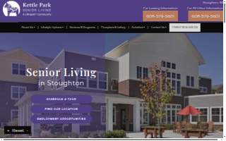 Kettle Park Senior Living of Stoughton website