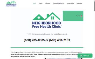 Neighborhood Free Health Clinic website
