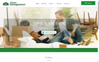 Olson Management website