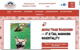 Quarry Kennels website
