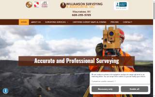 Williamson Surveying And Associates LLC of Waunakee website