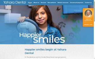 Yahara Dental website