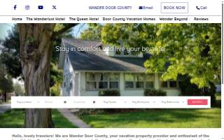 Wander Door County website