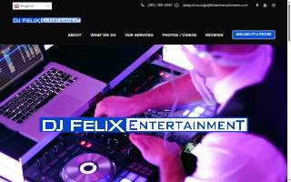 DJ Felix Entertainment website