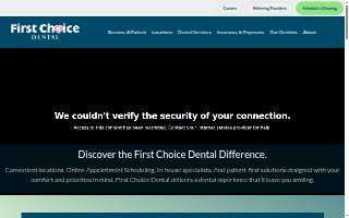 First Choice Dental- Sun Prairie website